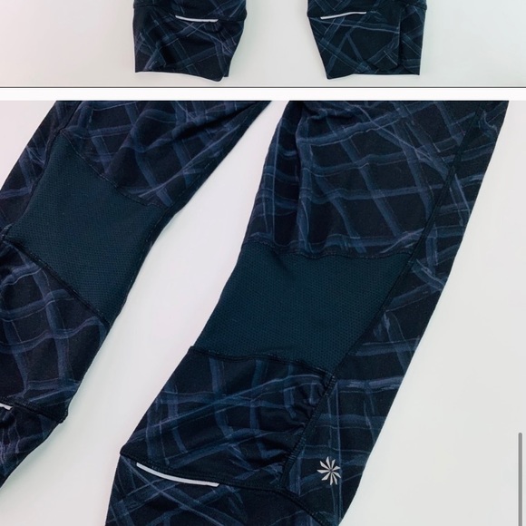 Athleta Relay Reflective Mesh Cropped Legging - Picture 3 of 10